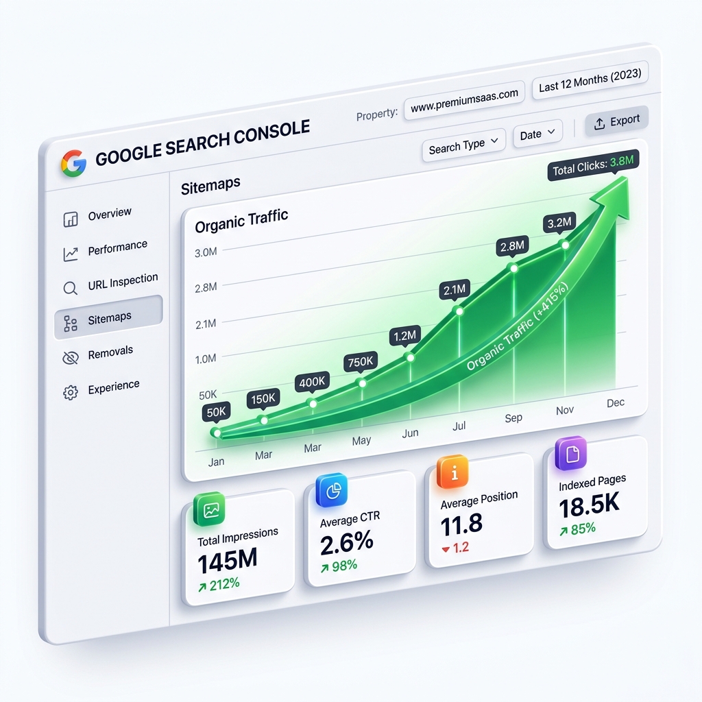 Google Search Console Organic Growth