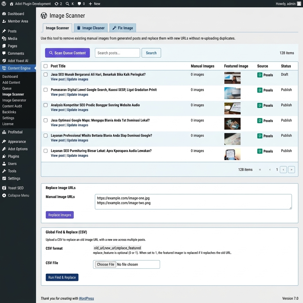 Adot Image Scanner